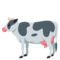 Cow emoji on Emojione